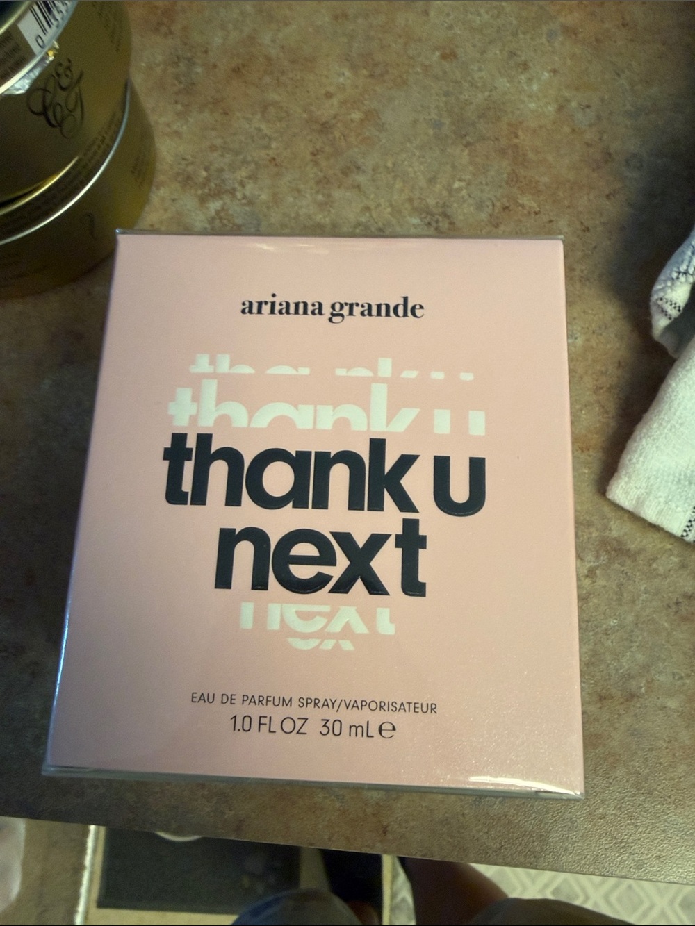 Ariana Grande Pink Box 'thank u next' EDP